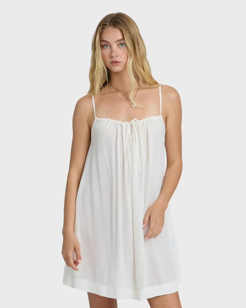 Billabong Womens Dress Beach Song Solid Mini