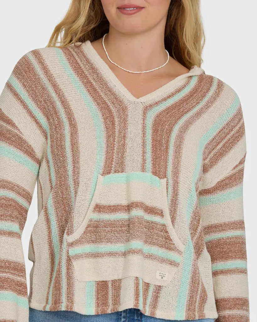 Billabong Womens Sweater Baja Beach Hooded