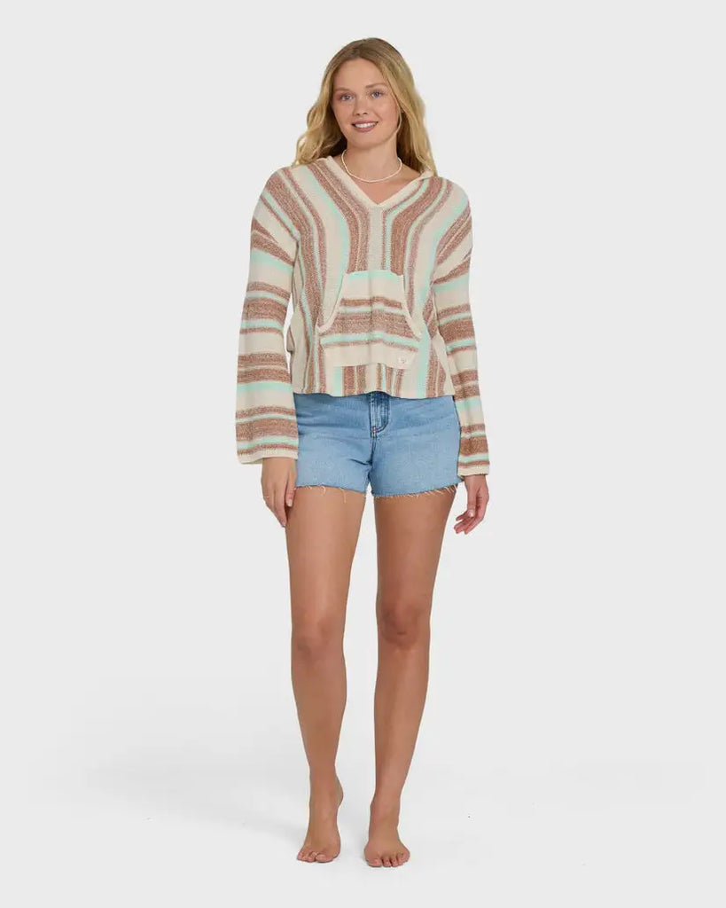 Billabong Womens Sweater Baja Beach Hooded