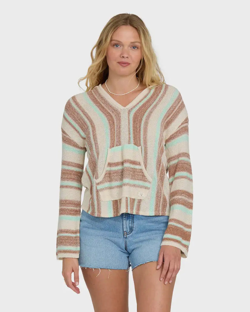 Billabong Womens Sweater Baja Beach Hooded