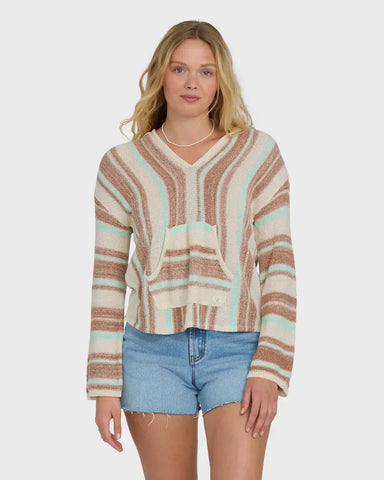 Billabong Womens Sweater Baja Beach Hooded