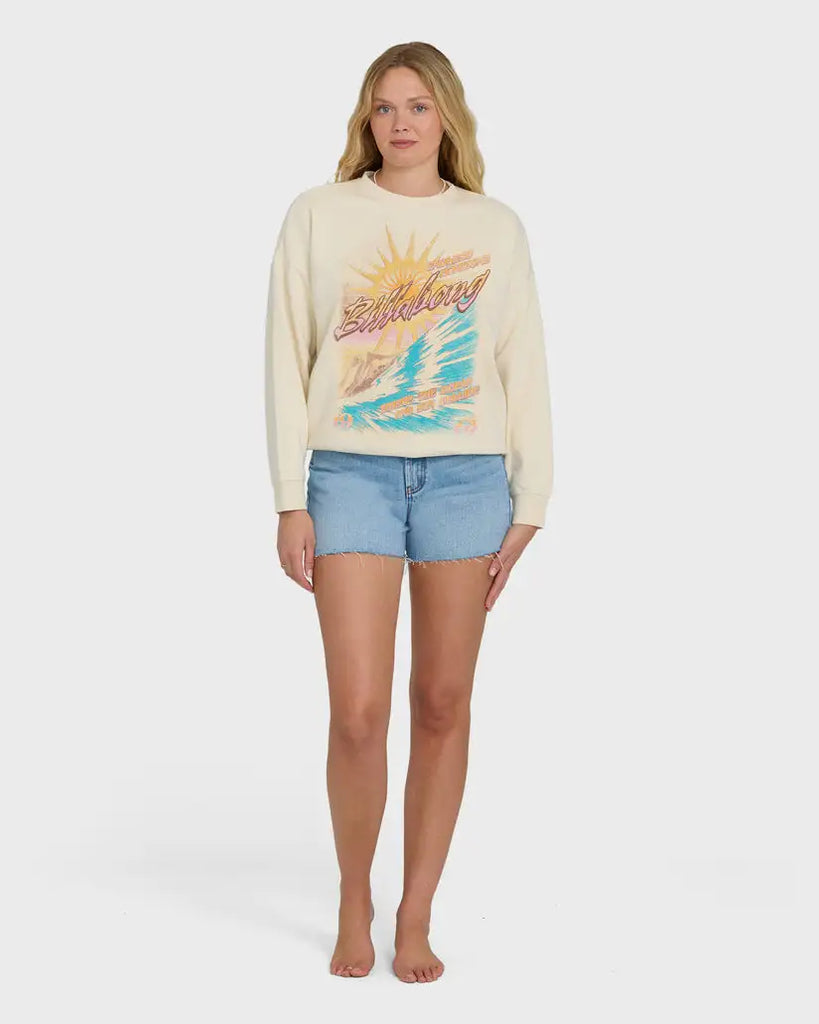 Billabong Womens Sweatshirt Echo Crewneck