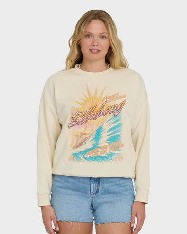Billabong Womens Sweatshirt Echo Crewneck
