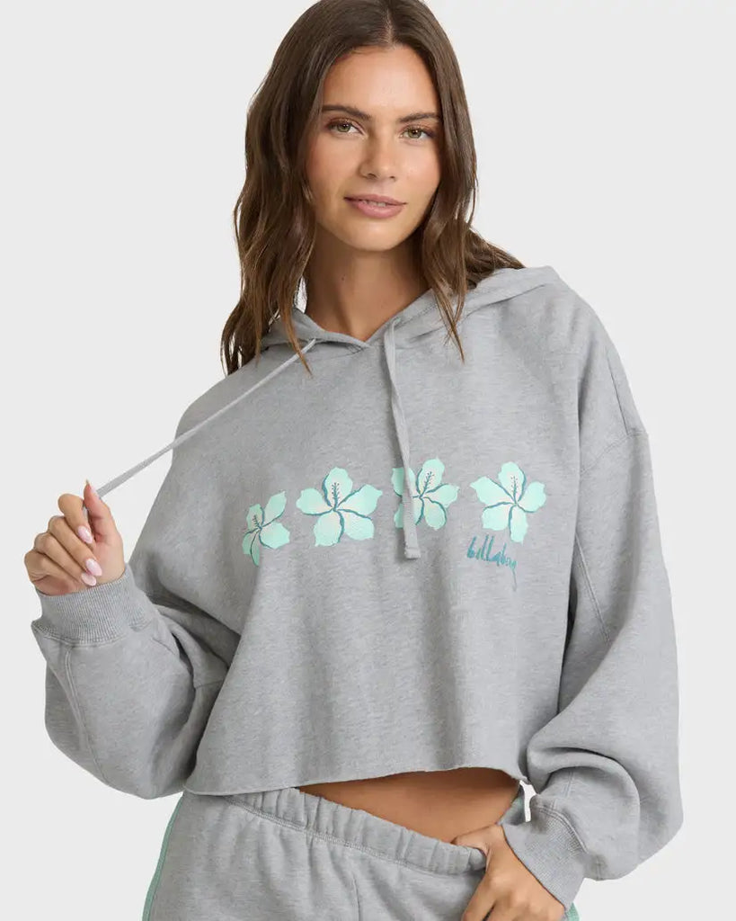 Billabong Womens Sweatshirt Palmer Hood Pullover Hoodie