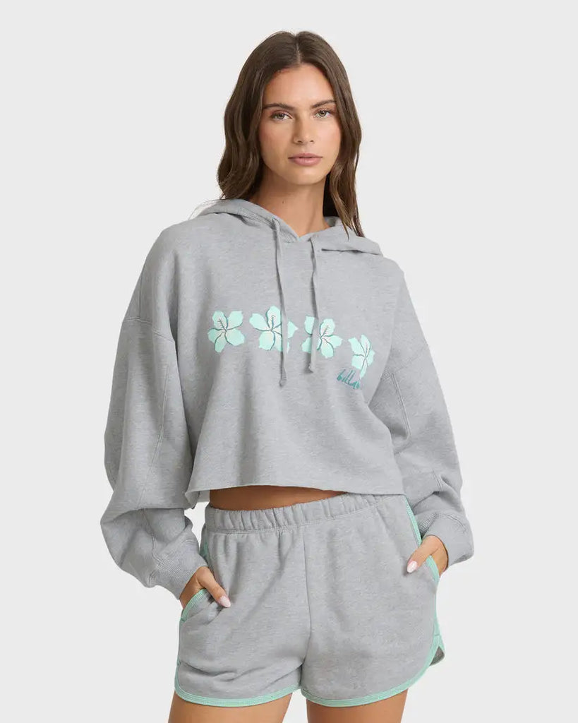 Billabong Womens Sweatshirt Palmer Hood Pullover Hoodie