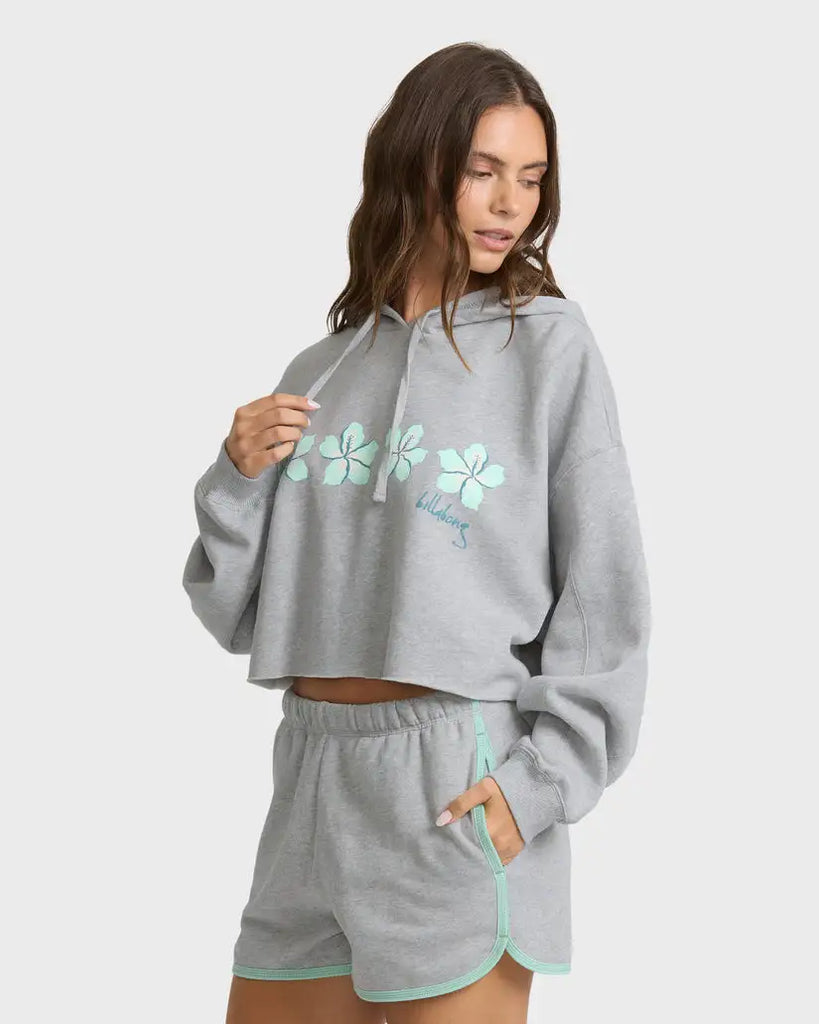 Billabong Womens Sweatshirt Palmer Hood Pullover Hoodie