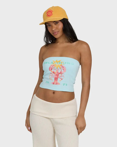 Billabong Womens Shirt Cocoa Tube Top