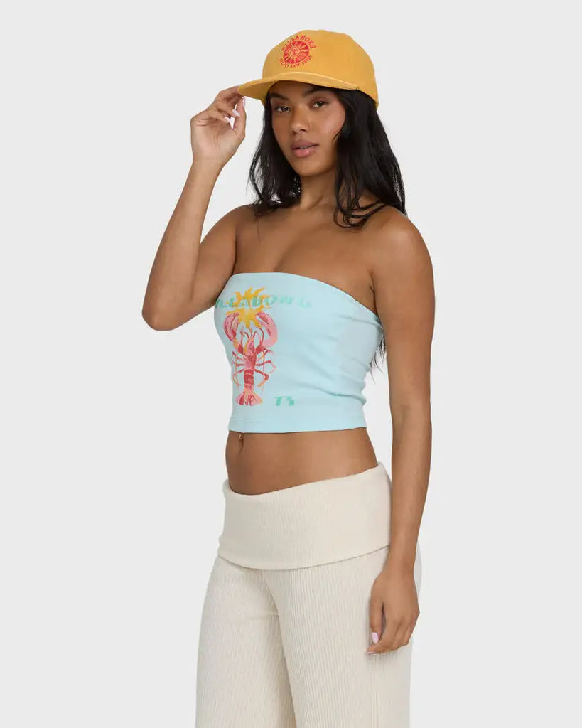 Billabong Womens Shirt Cocoa Tube Top