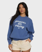 Billabong Womens Sweatshirt Treasure Cay Crewneck