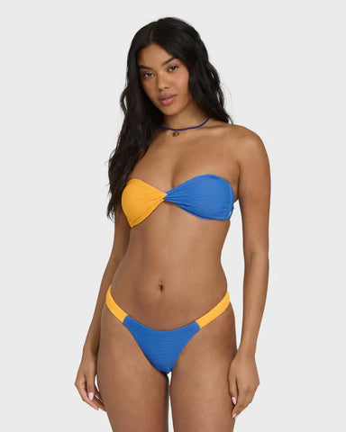 Billabong Womens Bikini Top Tanlines Twist Bandeau