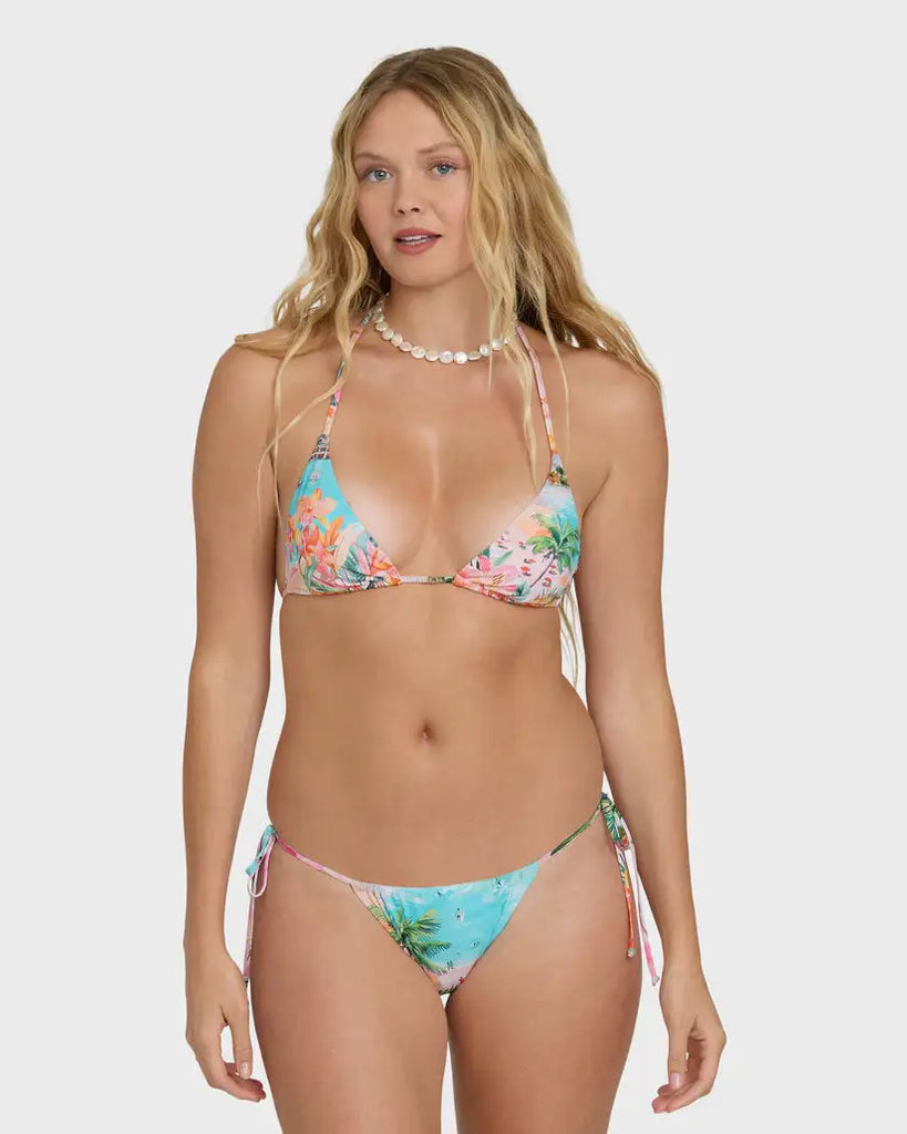 Billabong Womens Bikini Top Paradise Sun Remi Triangle