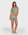 Billabong Womens Bikini Top Sunrays Color Block Rio Bandeau