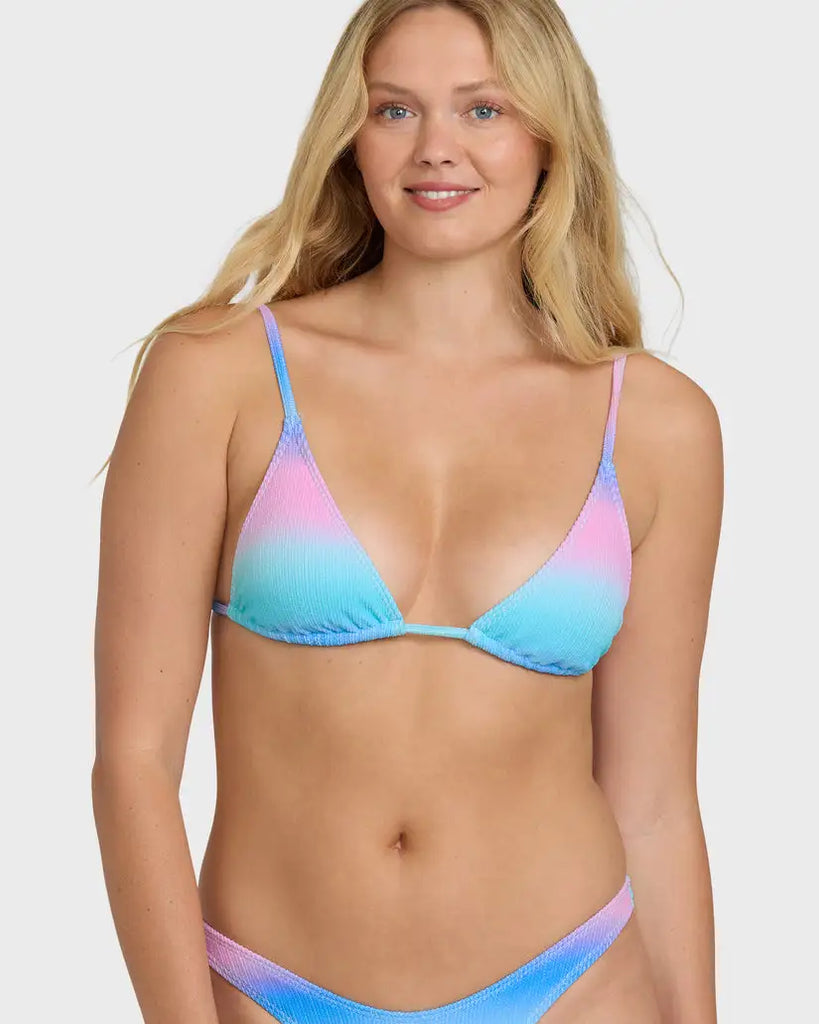 Billabong Womens Bikini Top Sun Fade Slide Tall Triangle