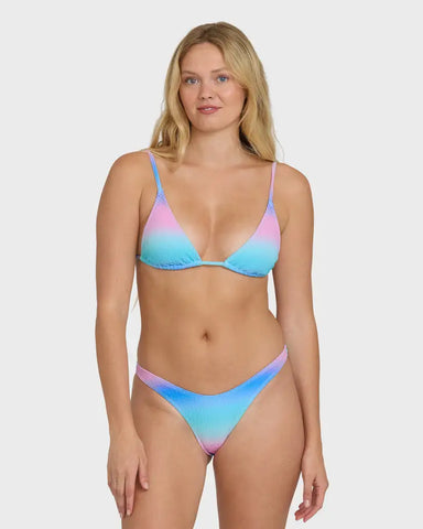 Billabong Womens Bikini Top Sun Fade Slide Tall Triangle