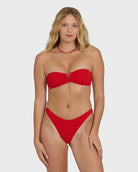 Billabong Womens Bikini Top Rising Tide V Bandeau