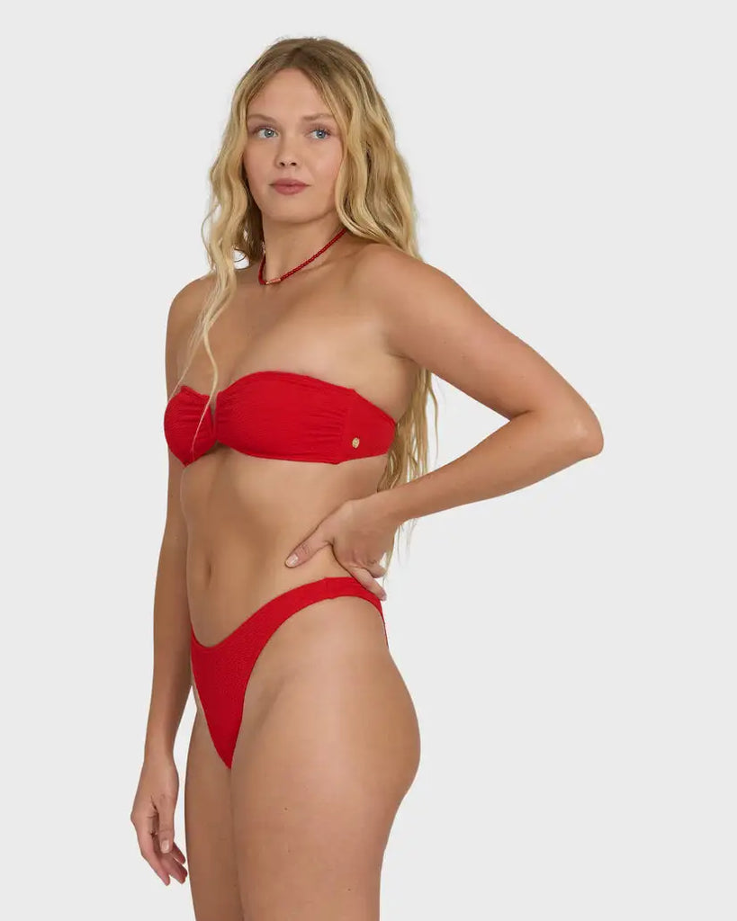 Billabong Womens Bikini Top Rising Tide V Bandeau