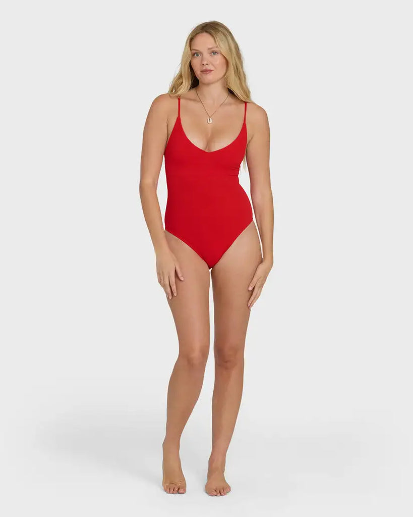 Billabong Womens Swimsuit Rising Tide Strappy One Piece