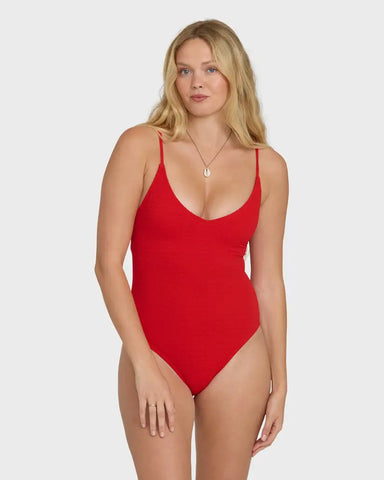 Billabong Womens Swimsuit Rising Tide Strappy One Piece