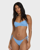 Billabong Womens Bikini Top Mini Wave Check Helena Underwire