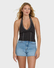Billabong Womens Tank Top Sunny Sometimes Solid