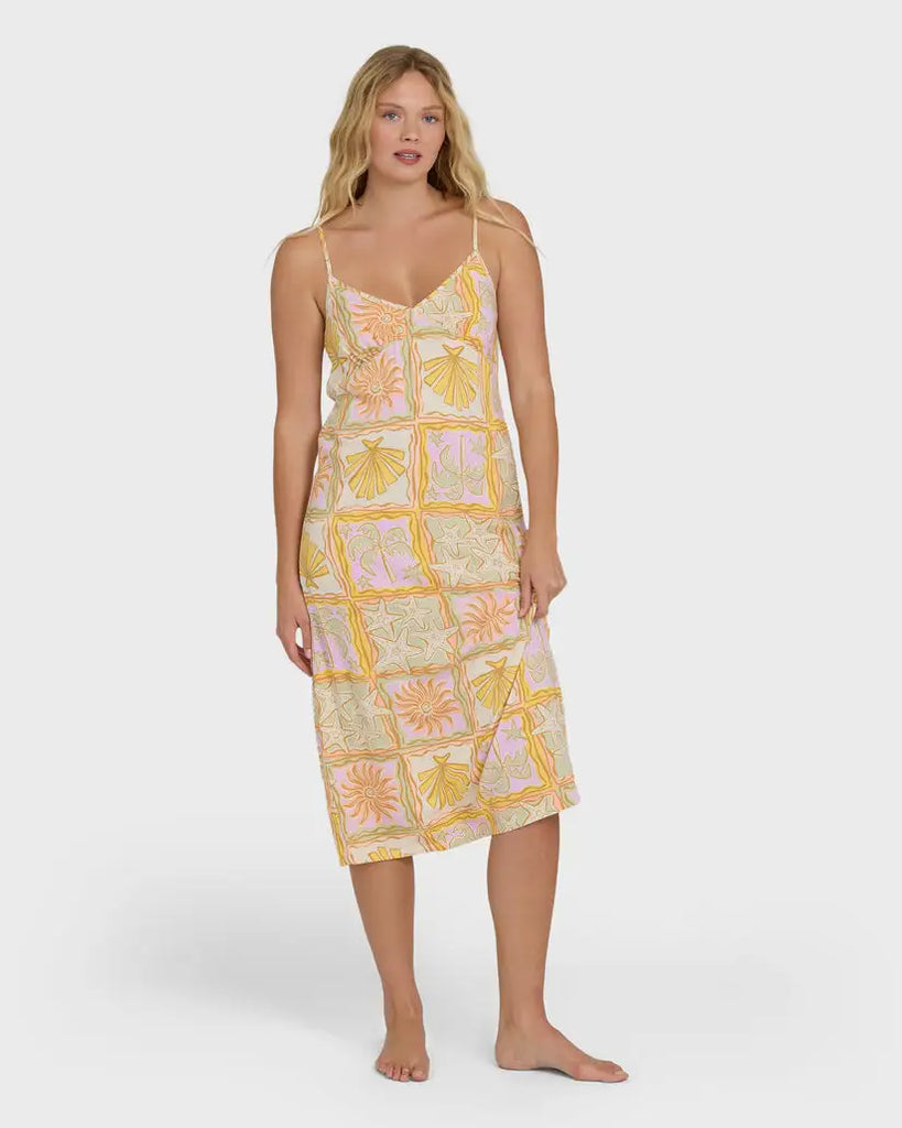 Billabong Womens Dress Summer Babe Midi