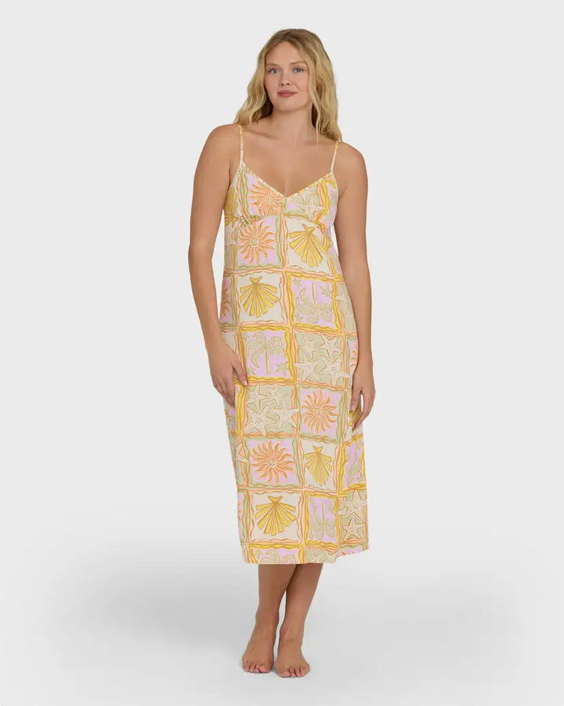 Billabong Womens Dress Summer Babe Midi
