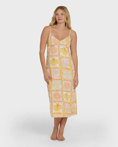 Billabong Womens Dress Summer Babe Midi