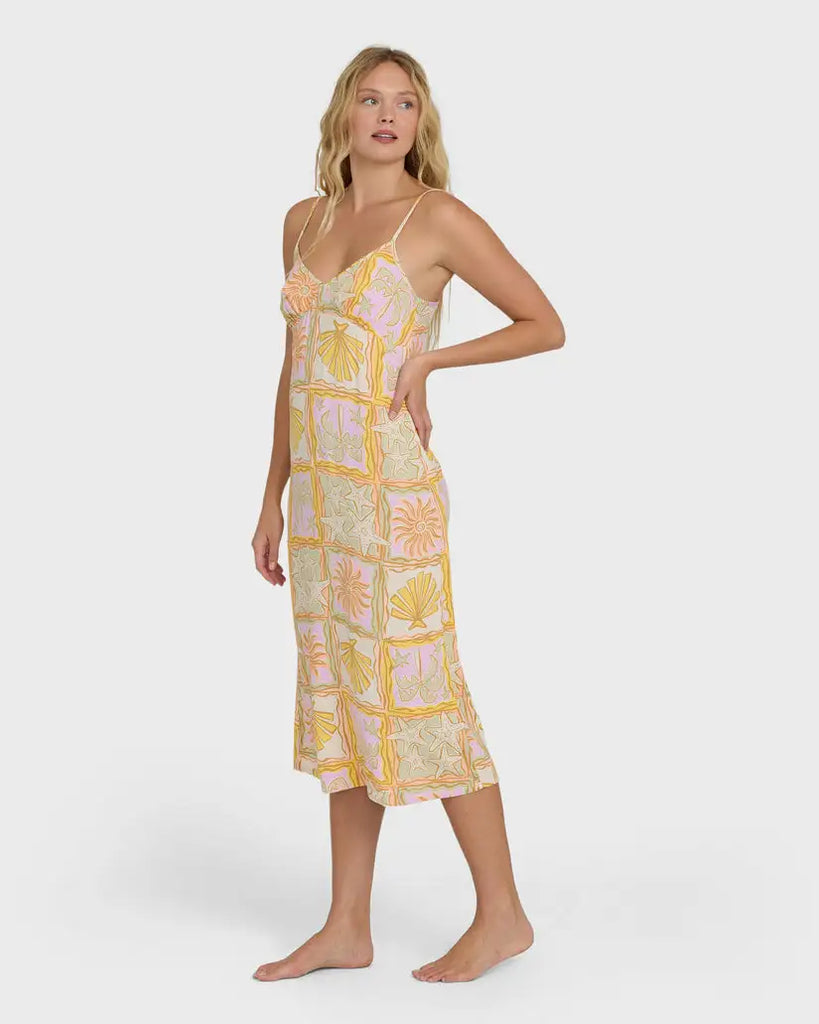 Billabong Womens Dress Summer Babe Midi