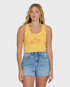 Billabong Womens Tank Top Sun Palm Seashell