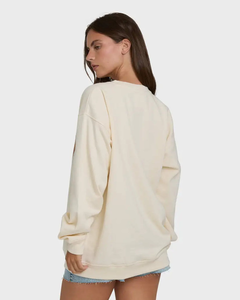 Billabong Womens Sweatshirt Coastal Paradise Crewneck