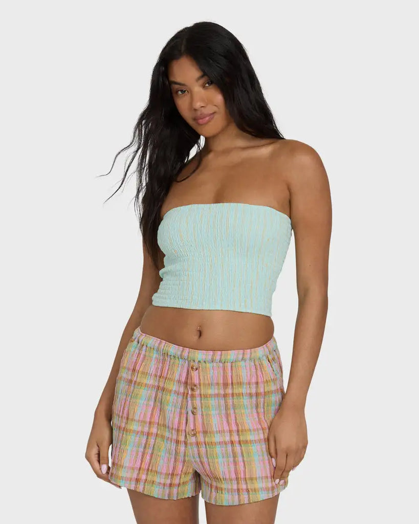 Billabong Womens Shorts Sweet Check Woven Shorts
