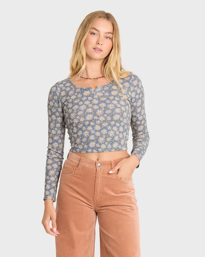 Billabong Womens Shirt Reese Long Sleeve Thermal