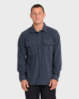 Billabong Mens Shirt Adventure Division Ridge Long Sleeve Fleece Overshirt