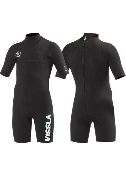 Vissla Kids Wetsuits Boys 2-2 Flat Lock Springsuit