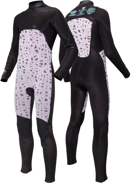 Vissla Boys Wetsuits Seven Seas Raditude 4-3 Full Chest Zip