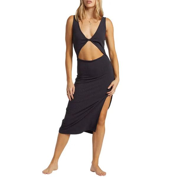 Billabong Womens Dress Take A Look Rib Knit