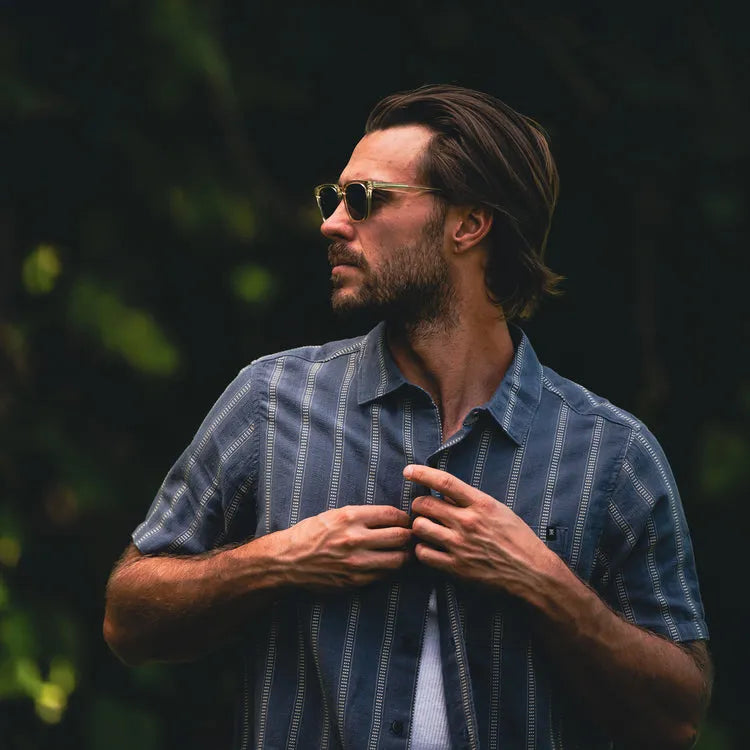 Roark Revival Mens Woven Bless Up Breathable Stretch