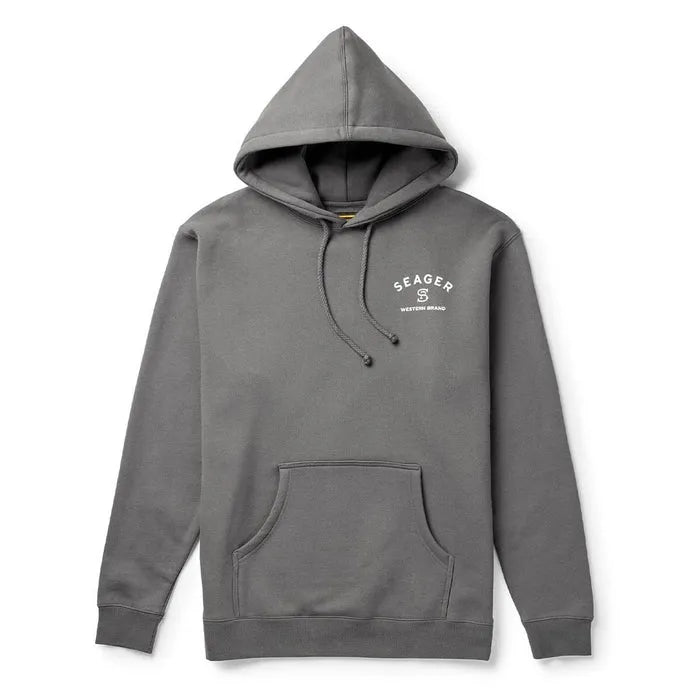 Seager Mens Sweatshirt Branded Mid-Weight Hoodie