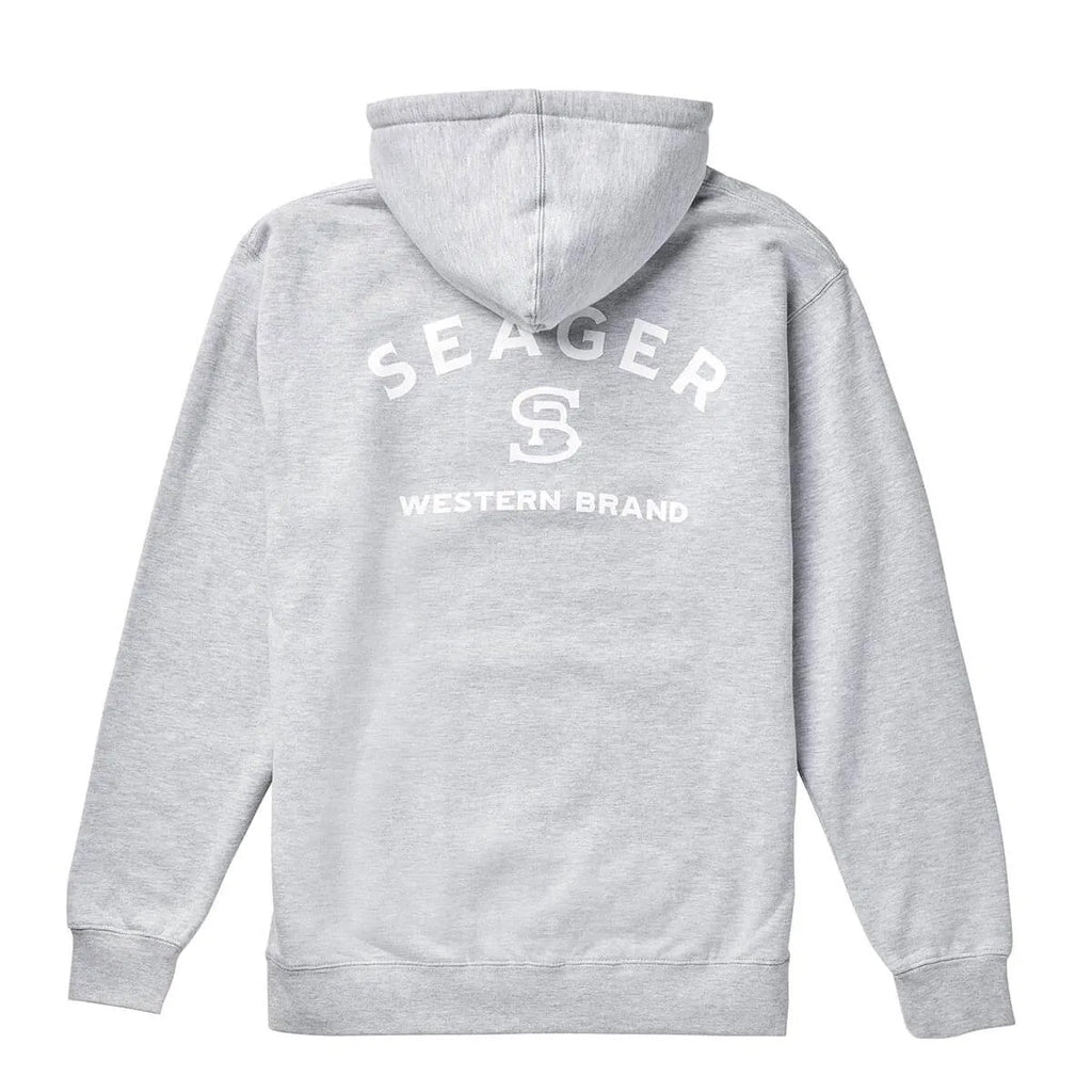 Seager Mens Sweatshirt Branded Mid-Weight Hoodie