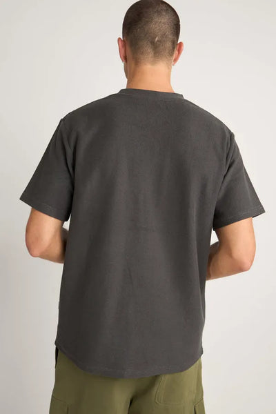 Rhythm Mens Shirt Terry Contrast Stitch
