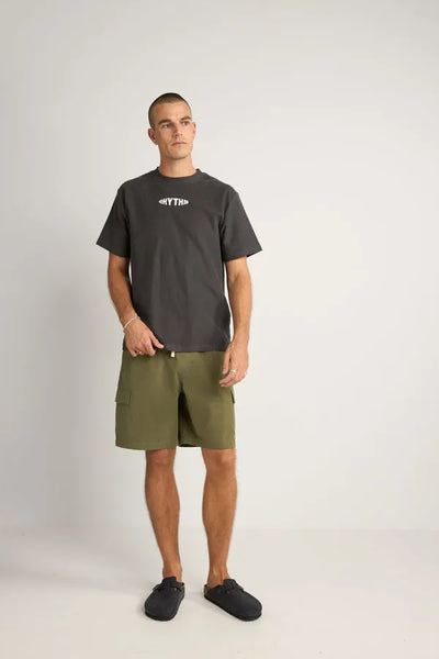 Rhythm Mens Shirt Terry Contrast Stitch