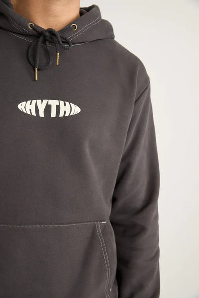 Rhythm Mens Sweatshirt Contrast Stitch Hood