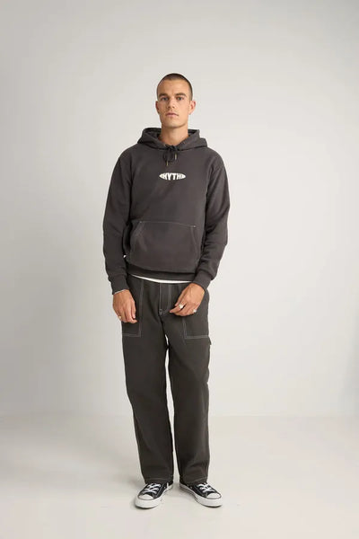 Rhythm Mens Sweatshirt Contrast Stitch Hood