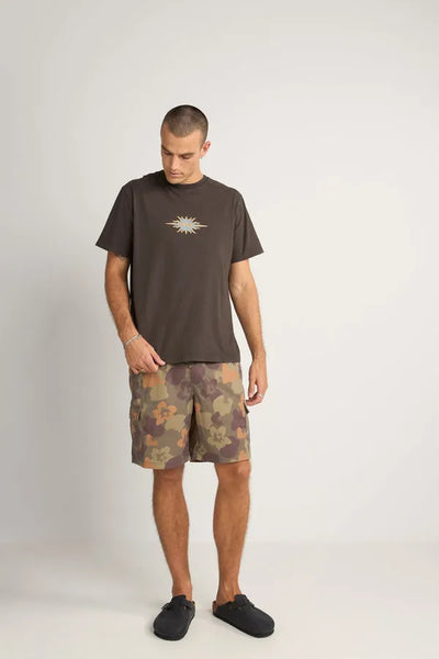Rhythm Mens Shirt Flame Printed Vintage