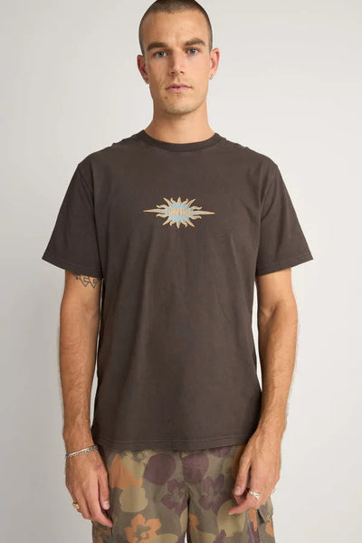 Rhythm Mens Shirt Flame Printed Vintage