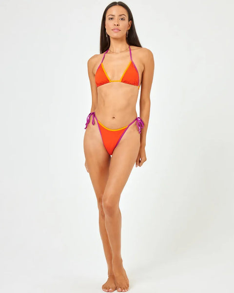 L*Space Womens Bikini Top Aspen