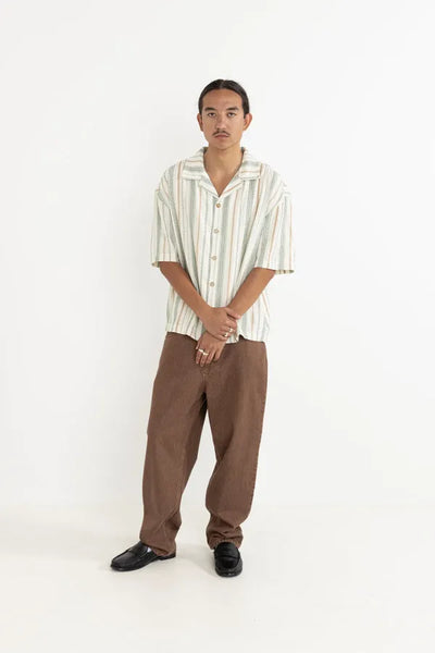 Rhythm Mens Woven Relaxed Stripe