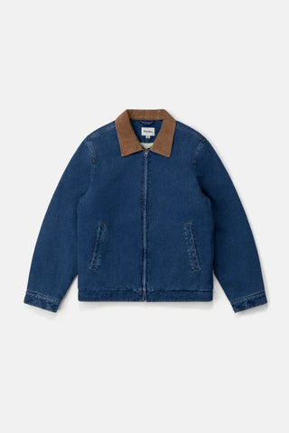 Rhythm Mens Jacket Washed Denim James