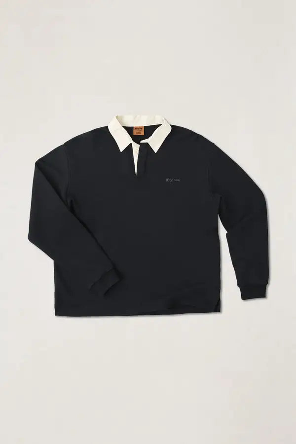 Rhythm Mens Shirt Vintage Rugby Polo