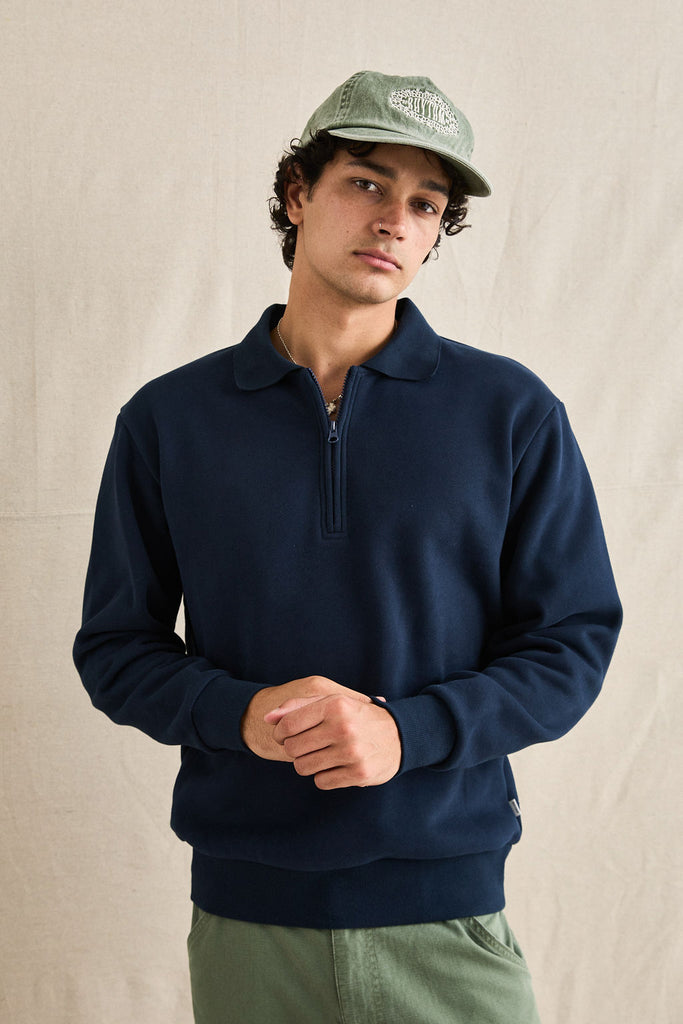 Rhythm Mens Sweatshirt Pacific Vintage Fleece